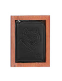 CANADA WILD Women's Leather Wallet Wolf - karlahanson.com