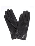 Women's Deluxe Leather Touch Screen Gloves with Bow - karlahanson.com