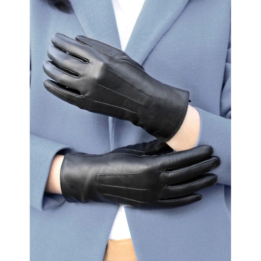 Karla Hanson Women's Deluxe Leather Touch Screen Gloves