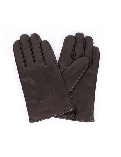 Men's Deluxe Leather Touch Screen Gloves - karlahanson.com