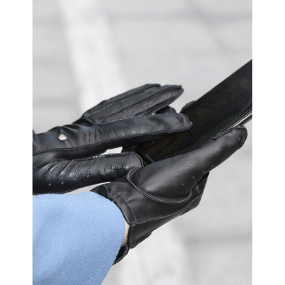 Karla Hanson Women's Deluxe Leather Touch Screen Driving Gloves - Karla Hanson