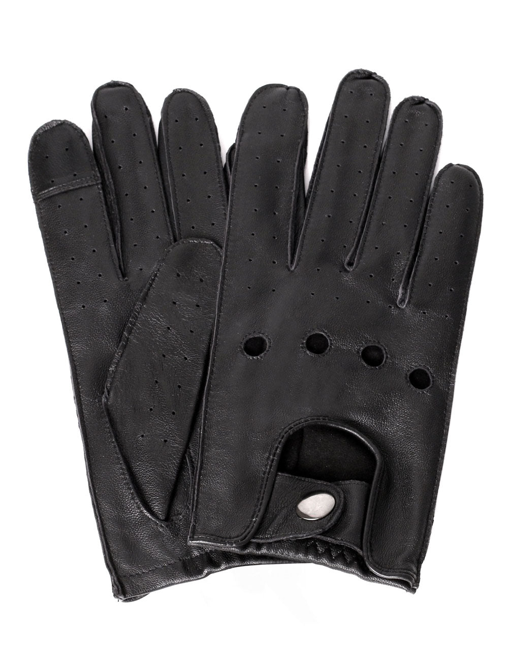 Karla Hanson Women's Deluxe Leather Touch Screen Driving Gloves - Karla Hanson