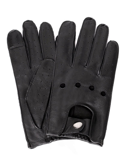 Karla Hanson Women's Deluxe Leather Touch Screen Driving Gloves - Karla Hanson