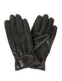 Women's Genuine Leather Touch Screen Gloves with Tab - karlahanson.com