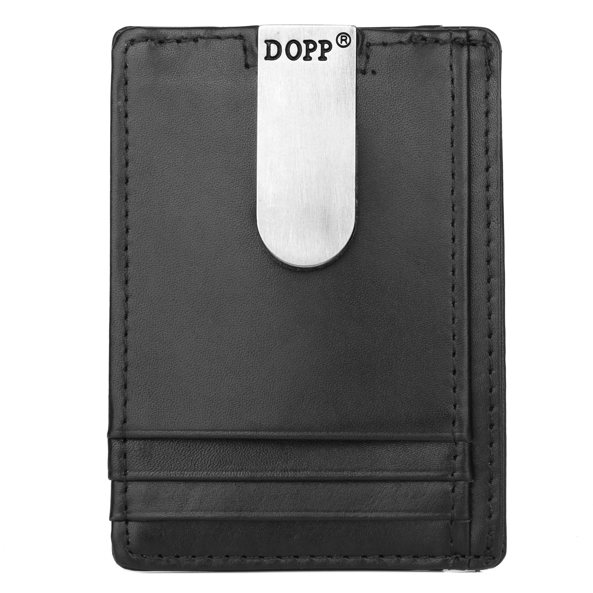 Levenger Front Pocket L-Fold Snap Men's Leather Wallet