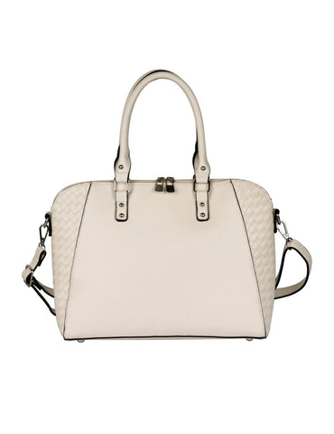 Tanya RFID Blocking Women's Satchel Beige - karlahanson.com